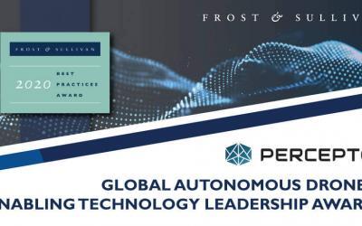 Percepto Lauded by Frost & Sullivan for Accelerating Clients’ Decision-Making with its Emerging Technology-led Autonomous Drone Solution