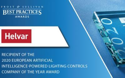 Helvar Commended by Frost & Sullivan for Leading the AI-powered Lighting Controls Market with Its ActiveAhead Solution