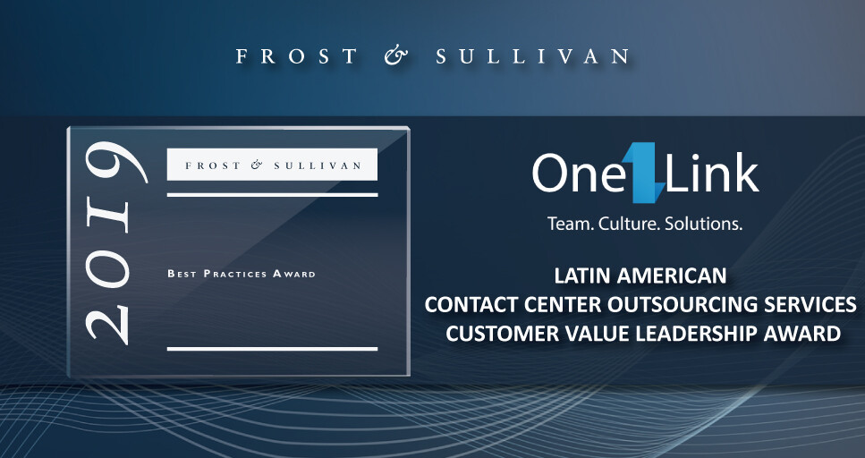 OneLink Earns Acclaim from Frost & Sullivan for Its Customer-focused Approach to Process Automation in Contact Centers