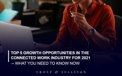 Frost & Sullivan Unfolds 5 Growth Opportunities in the Connected Work Industry for 2021