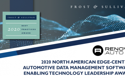 Renovo Lauded by Frost & Sullivan for Edge-centric Automotive Software Platform