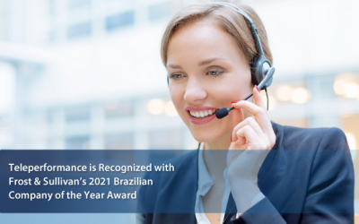 Teleperformance Named 2021 Brazilian Company of the Year by Frost & Sullivan